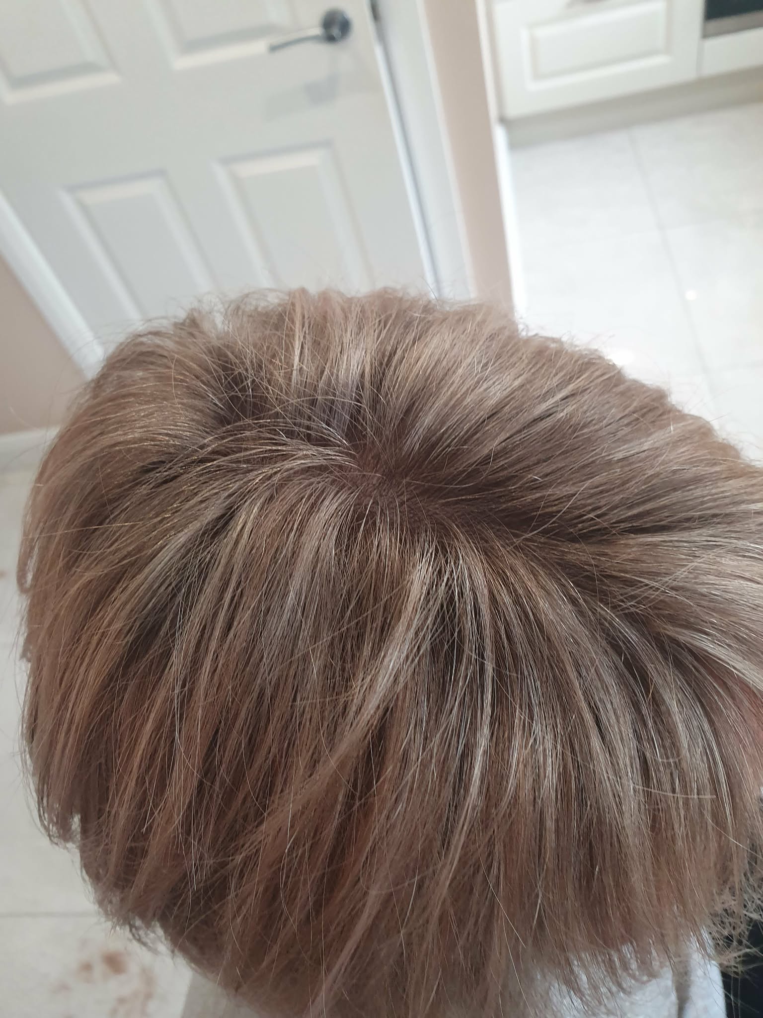 Hair before colouring